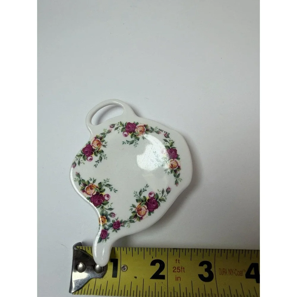 Royal Albert Old Country Roses Melamine Tea Bag Holders Lot Of 6 #3